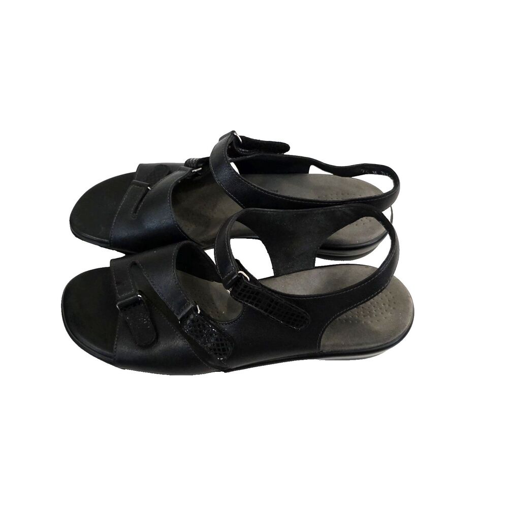 Sas Tabby Slingback Sandals Black sz 9.5 M